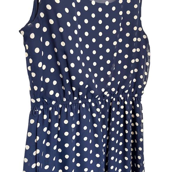 Alyx Polkadot Dress Blue Size 12 - Picture 5 of 9